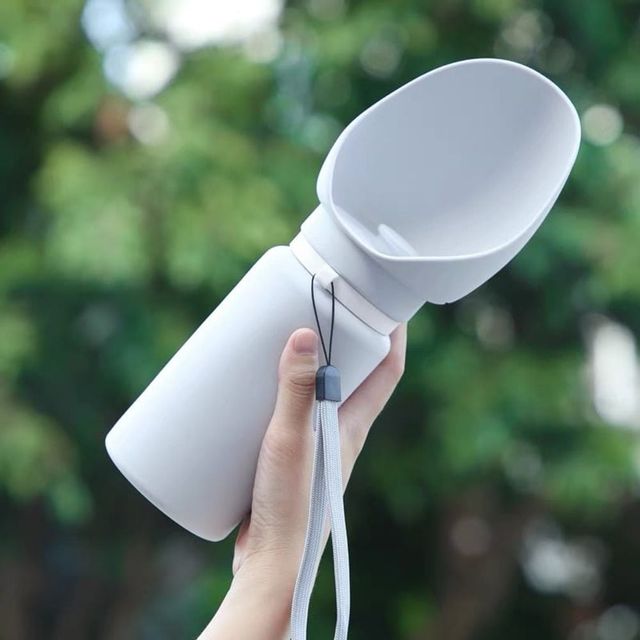 접이식 실리콘 물통 휴대용 가벼운 산책용 외출 물병