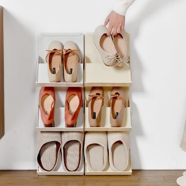 키밍 오픈형 신발장 현대적 슈즈랙 현관 정리대