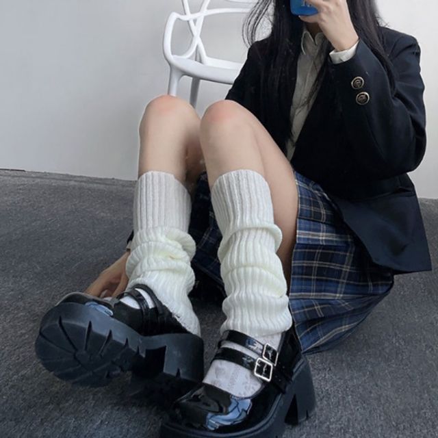 롱 레그워머 따뜻한 발토시 니삭스 루즈삭스