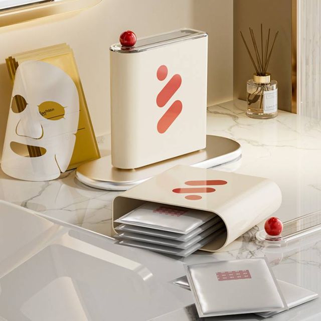 마스크팩 보관함 데스크 화장대 정리 수납함 방진 케이스