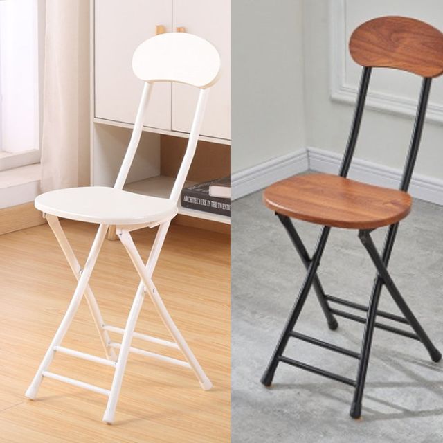 접이식 의자 등받이 간이 보조 사무 카페 화장대 모던
