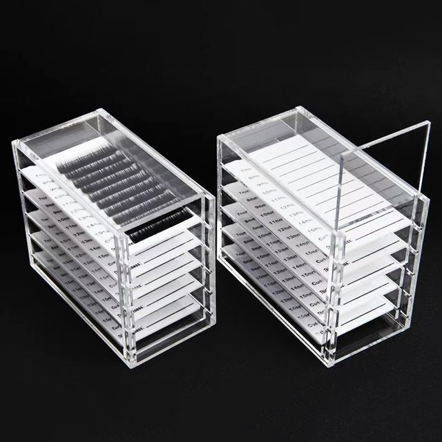 아크릴 속눈썹 정리함 보관함 5단 수납 케이스 거치대