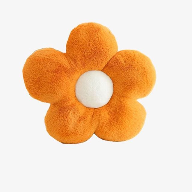 긴털 플라워 쿠션 베개 푹신한 카펫 홈데코 인테리어 소품