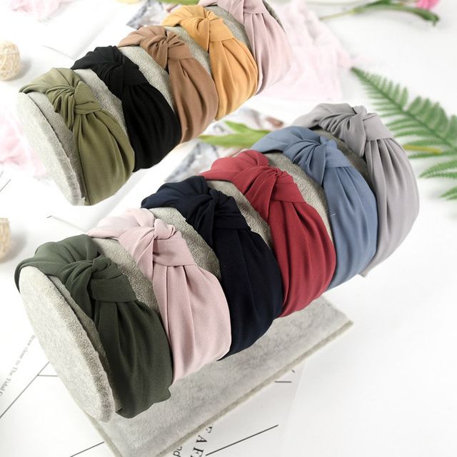 빈티지 매듭 패브릭 헤어밴드 ELH-021