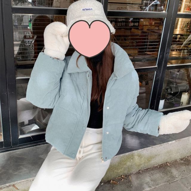 페미닌무드 코듀로이 숏패딩 SNY-1004948