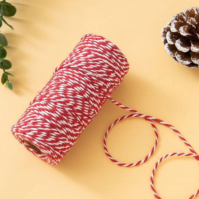 트와인 포장 끈 100m 롤 꽈배기끈 캔들 베이킹 리본