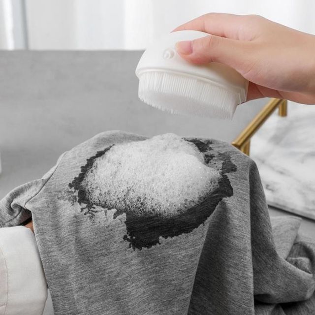 다기능 미니 세탁솔 고래형 운동화 브러쉬