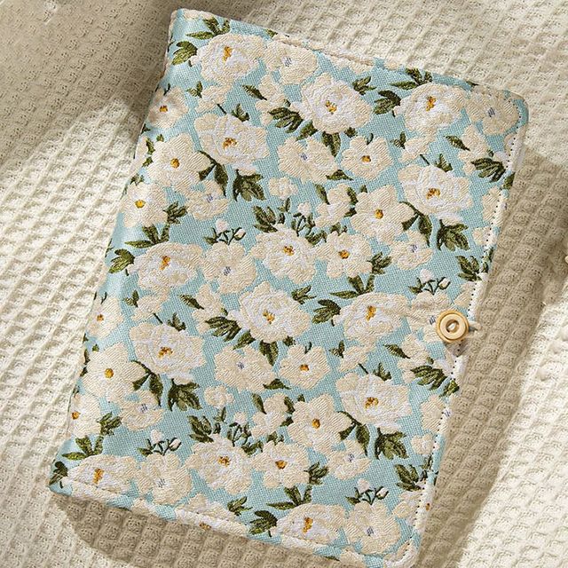 A5 예쁜 패브릭 커버 바인더 노트 메모 일기장 수첩 다이어리