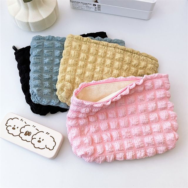 간편 소품 정리 클러치 구름 엠보 파우치 URK-240