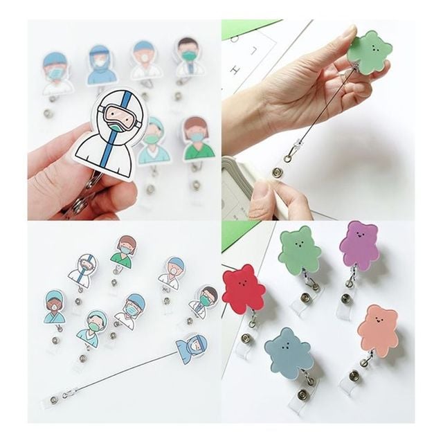 키밍 다용도 사원증 명찰 열쇠고리 학생증 홀더