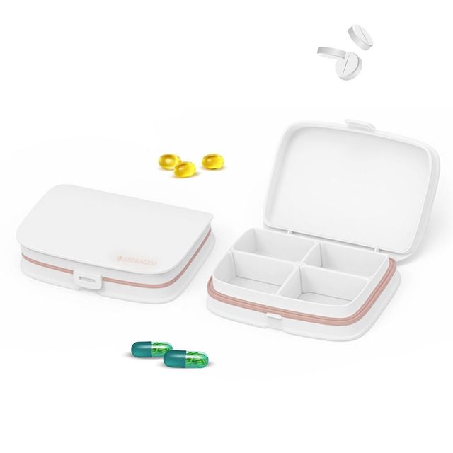 휴대용 포켓 알약 보관함 영양제 케이스 여행용 약통