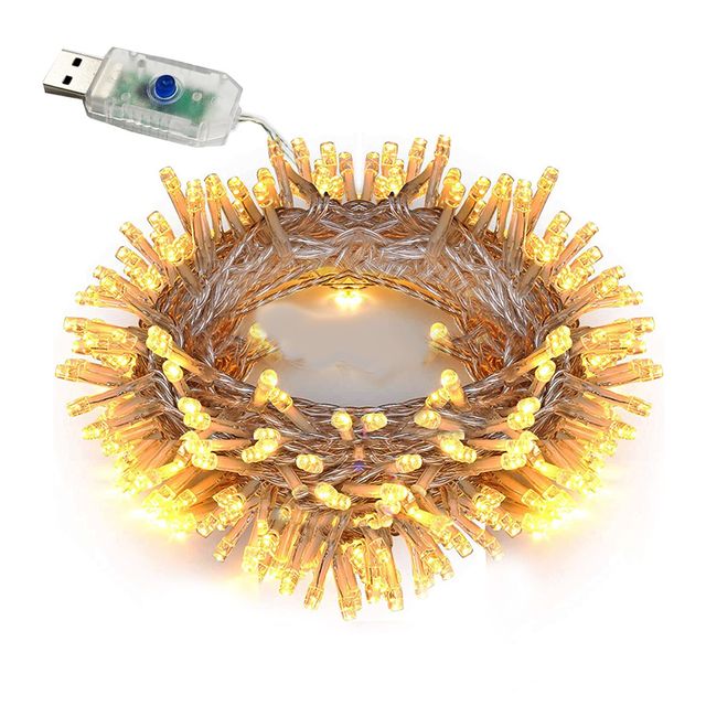 크리스마스 반딧불 트리전구 100구10M 웜색 전구색