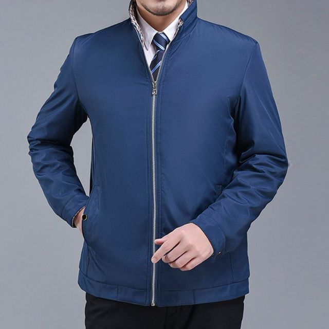 중년 남성 캐주얼 바람막이 점퍼 자켓 코트