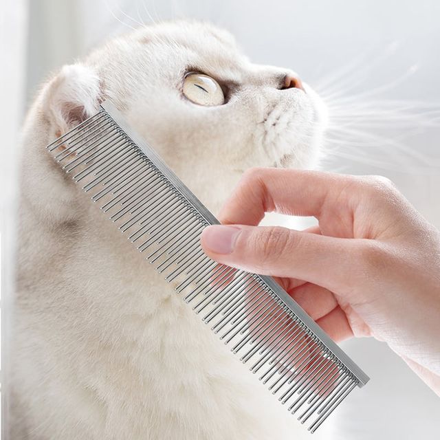 강아지 고양이 털빗 일자빗 털제거빗 애견미용 브러시