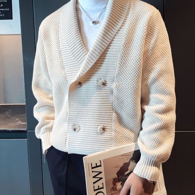 포멀핏 더블 니트 가디건 JSC-1004231