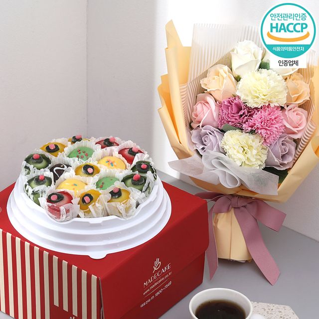 Special 떡케이크 3종 택1 +비누꽃다발+거치대포함