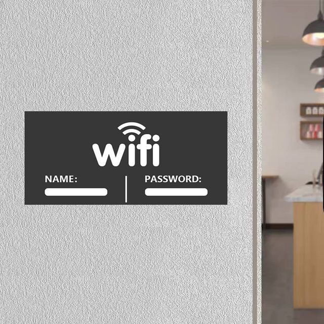 와이파이 안내판 WIFI 비밀번호 표지판 알림판 팻말