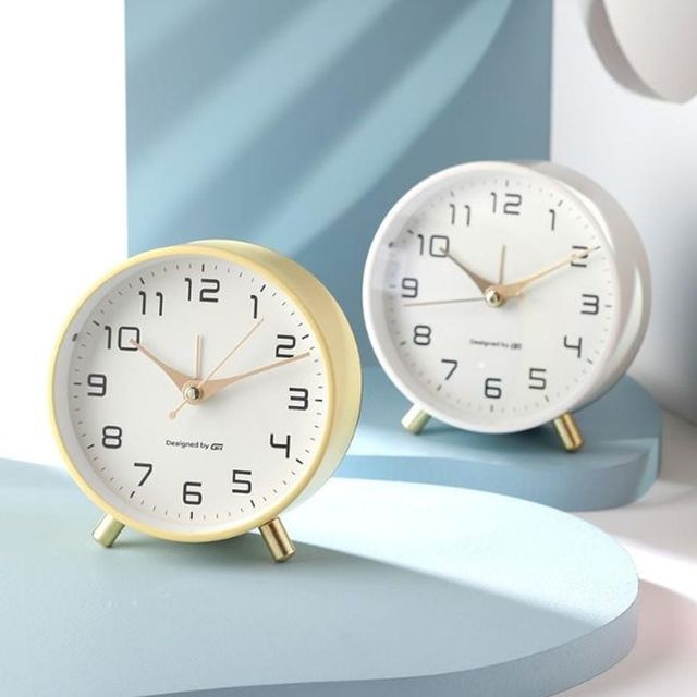 모던 무소음 알람 탁상시계 인테리어 소품
