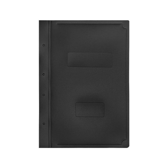 E12 흑색 PP 흑표지 파일 커버 A4 민 가로 10개(제작 로고 인쇄 홍보 기념품 판촉물)