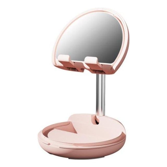 다기능 접이식 핸드폰 거치대 겸 화장거울