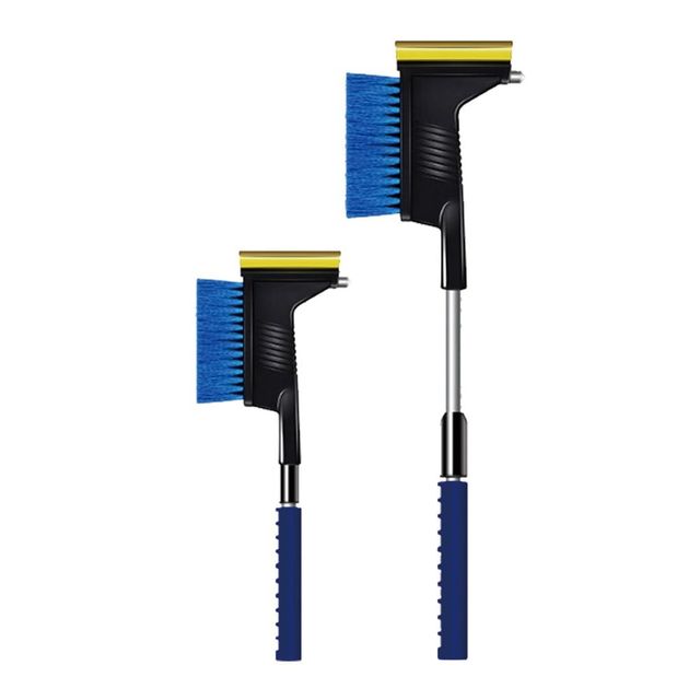 다용도 길이조절 브러쉬 스크래퍼 눈 얼음 제거기