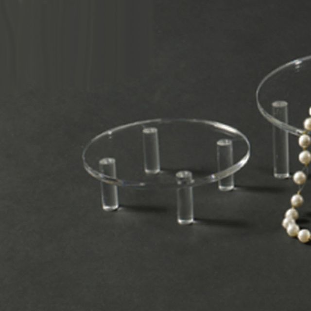 ( 아크릴 상품진열대 원형 소품테이블 소형 )