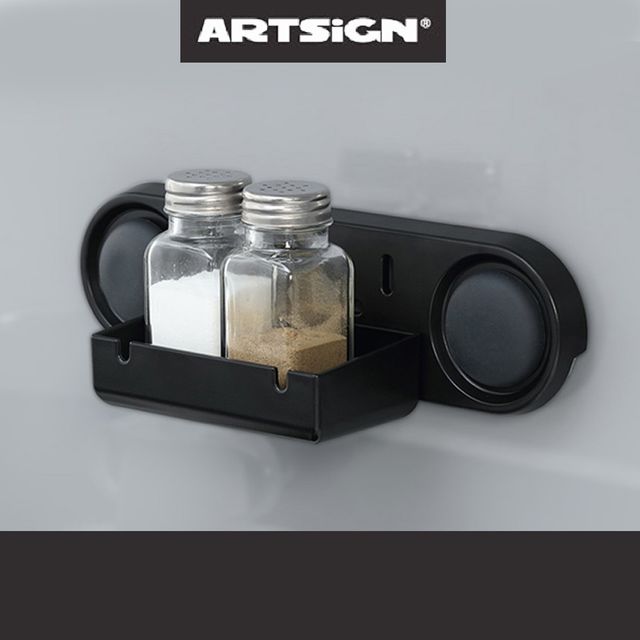 포인트 다용도 주방거치대 소품받침대 검정