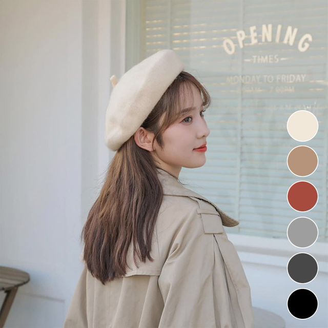 울 혼방 베레모 ELM-160