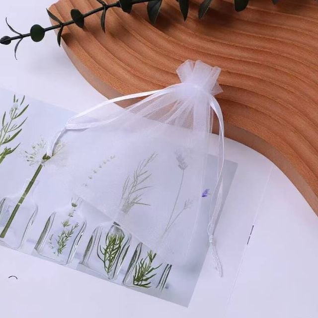 다용도 망사 주머니 파우치 100개 소품 보호 포장 그물망 이너백