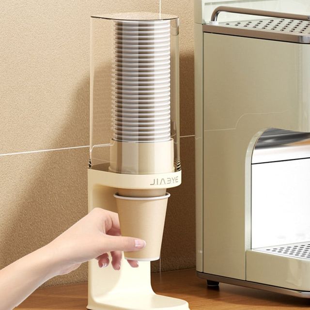 스탠드형 일회용 종이컵 디스펜서 홀더 거치대 매장 카페 보관함