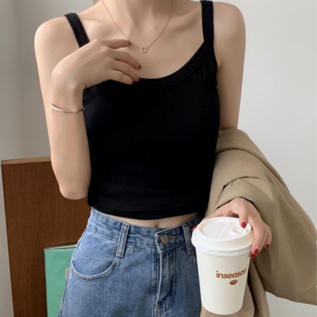 심플핏 캡내장 민소매 나시 JSC-d0128 JSC-d0128