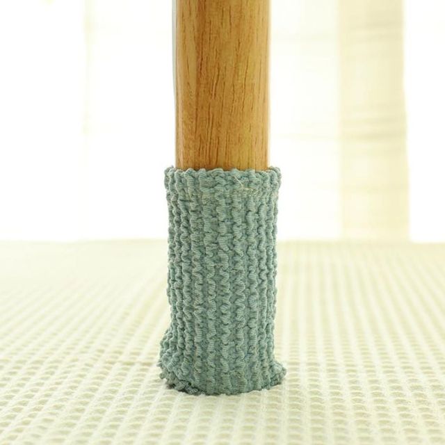 소음방지 니트 식탁의자 다리커버 4P 세트 발커버