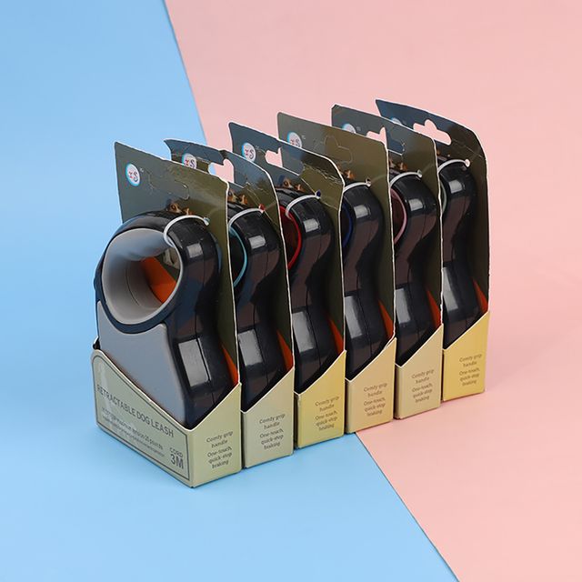 반려동물 산책 외출 자동 리드줄 H-00029