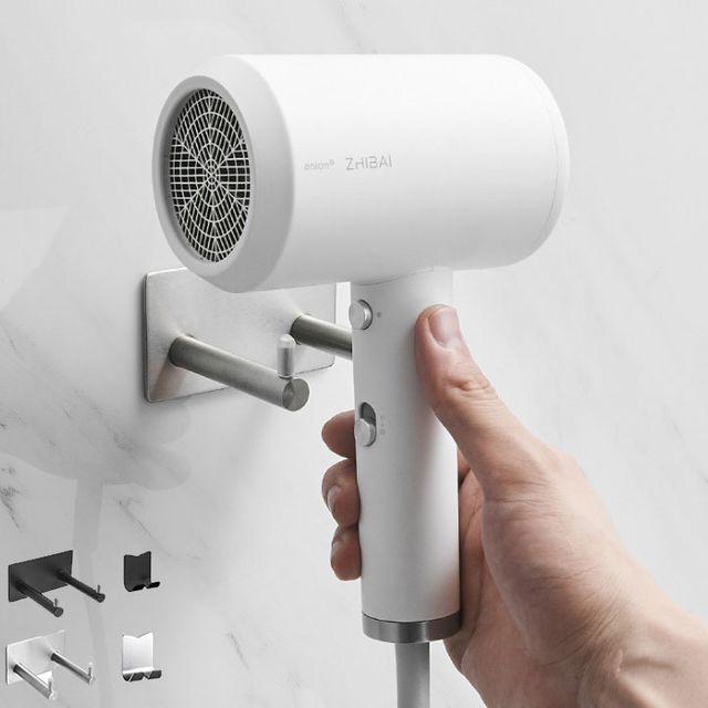 키밍 욕실 스테인리스 드라이기 거치대 2종세트 걸이