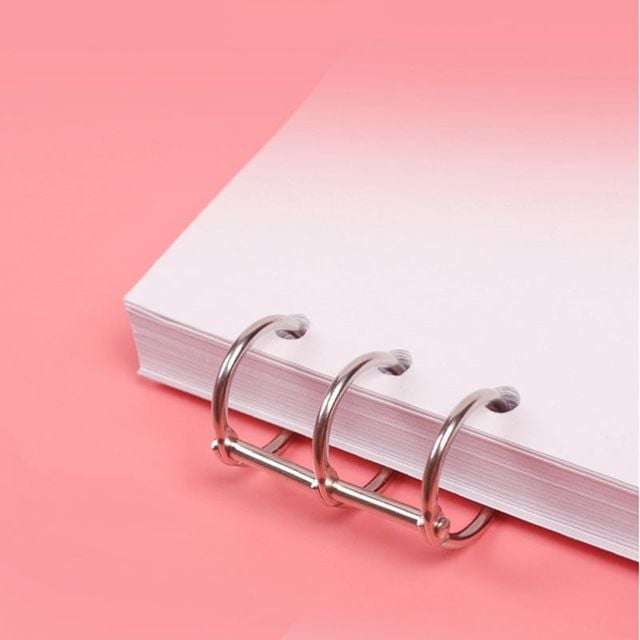 3공 루즈링 셀프 메탈 제본링 4p 바인더링 노트 30mm