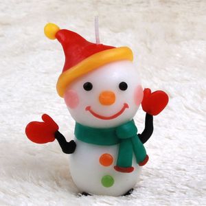눈사람 크리스마스 클레이 양초 선물 만들기 10개