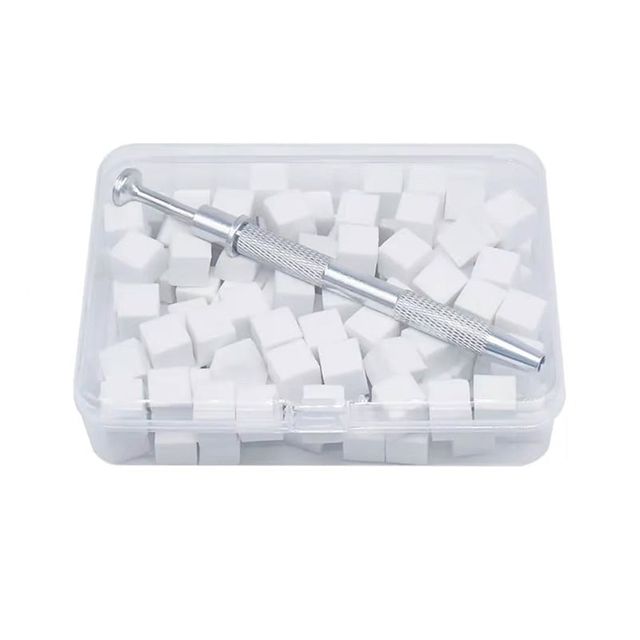 키밍 네일 그라데이션 스펀지 100p + 집게 세트 아트