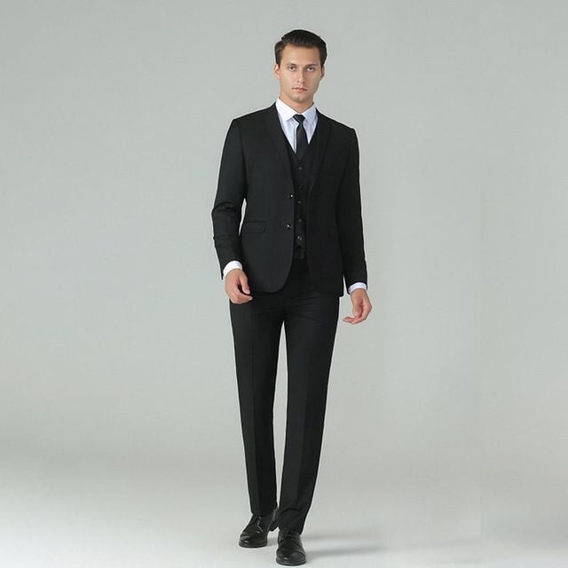 키밍 남성 정장 슈트 3종세트 하객룩 면잡 복장 오피스룩