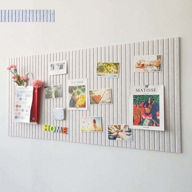 부착식 펠트 안내판 게시판 사진배경 장식 전시판 60x120cm