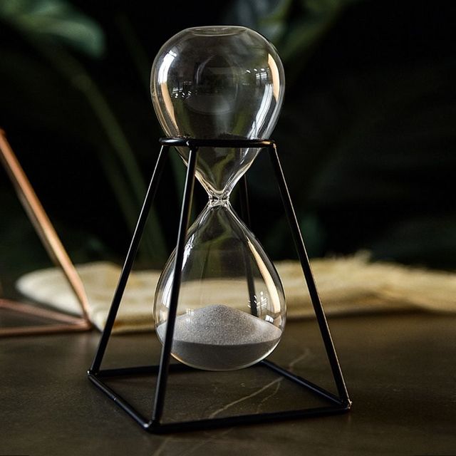 메탈 다용도 모래시계 인테리어 소품 30분 타이머