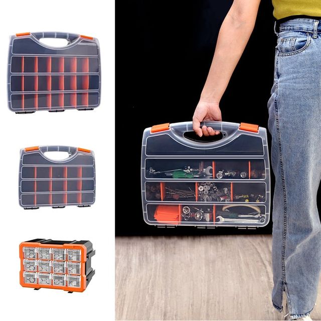 멀티박스 나사통 피스함 부품수납 분리 정리함 소형