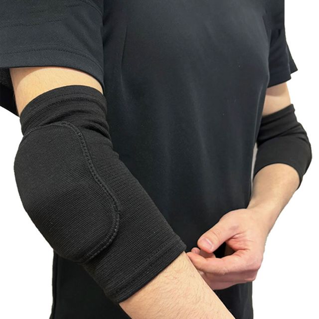 쿠션 팔꿈치 보호대 블랙 2P LMCF-0167