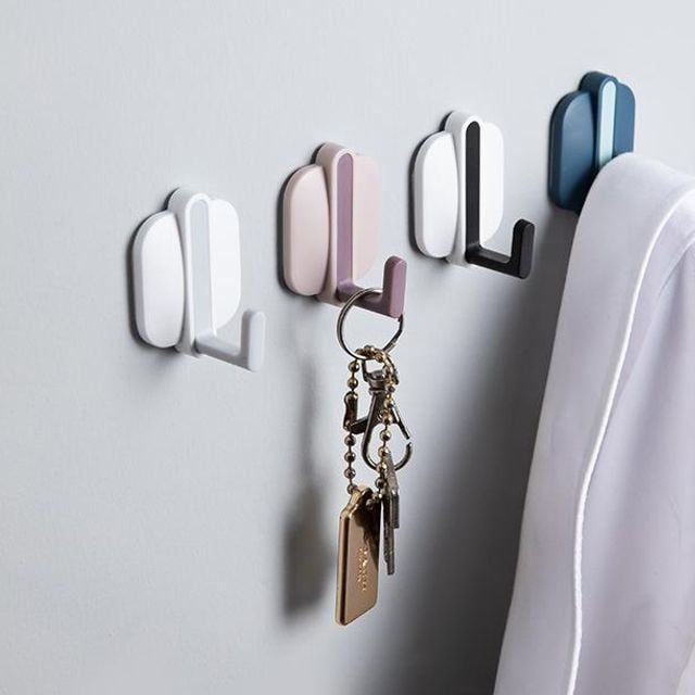 키밍 다용도 벽부착 후크 투톤 행거 실용형 걸이