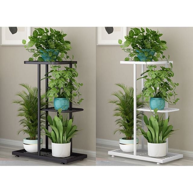 철제 3단 4단 화분 정리대 선반 받침대 실내 정원 관리용