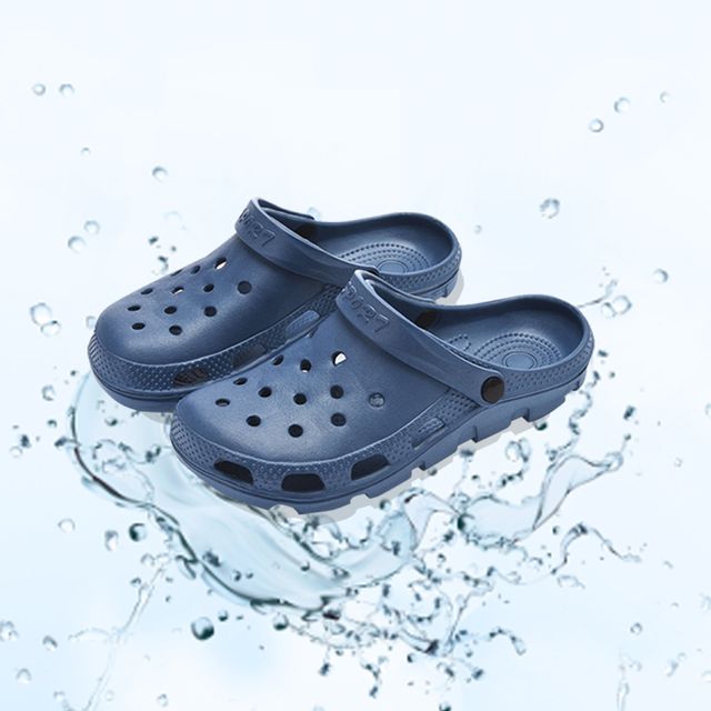 발 편한 슬리퍼 물놀이 캠핑 방수 튼튼한 블루