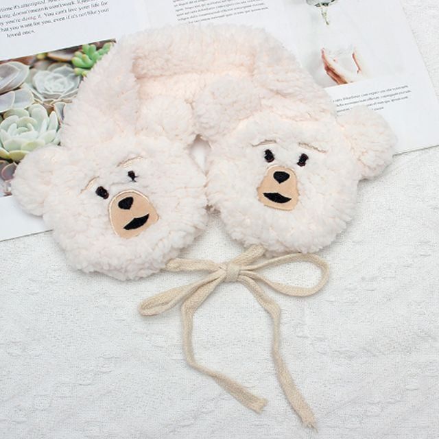 3칼라 뽀글이 곰돌이 귀마개 겨울필수템 뿌띠귀마개