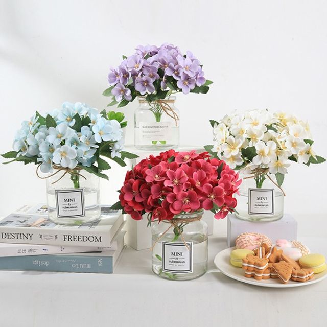 베고니아 조화 장식 꽃다발 OSM-1006266