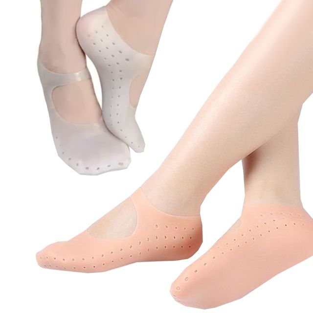 실리콘 보습 덧신 수면양말 각질관리 수분보급 풋패드