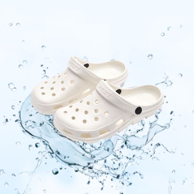 발 편한 슬리퍼 물놀이 캠핑 방수 튼튼한 화이트
