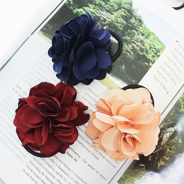 화사한 플라워 리본 헤어밴드 스타일링 아이템